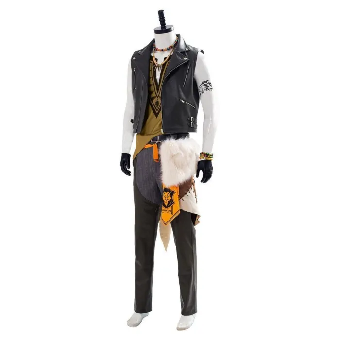 Twisted Wonderland Leona Kingscholar Halloween Outfit Cosplay Costume