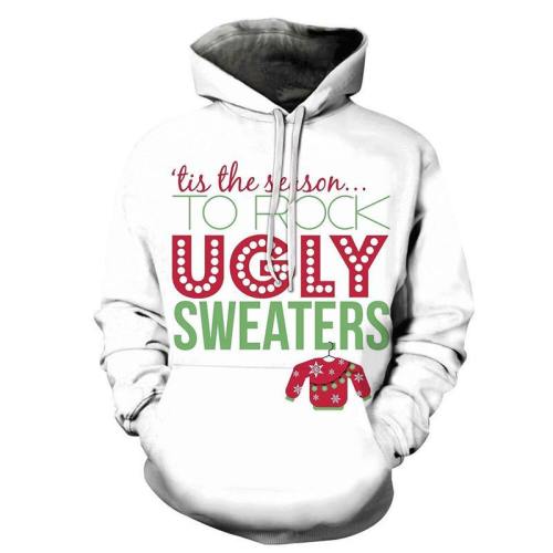 Ugly Sweaters Christmas Hoodie - Sweatshirt, Hoodie, Pullover