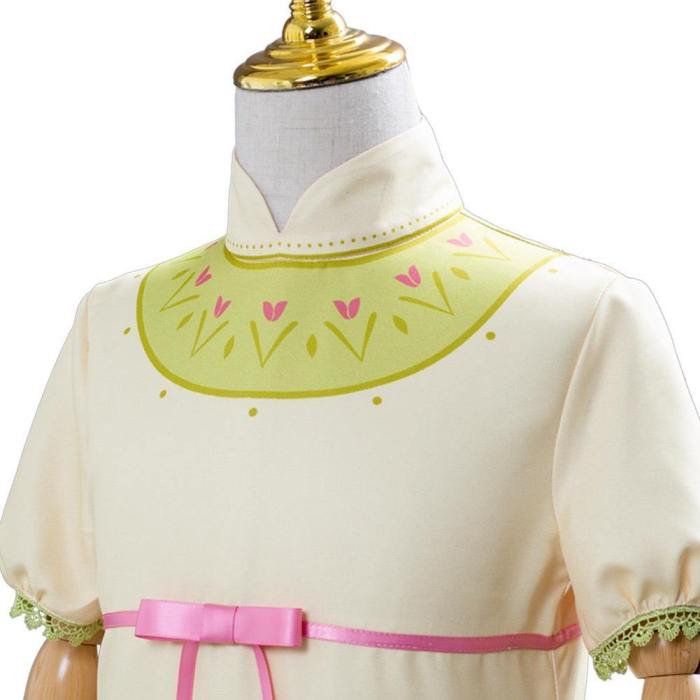 Frozen 2 Princess Anna Fancy Dress For Kids Girls Cosplay Costume