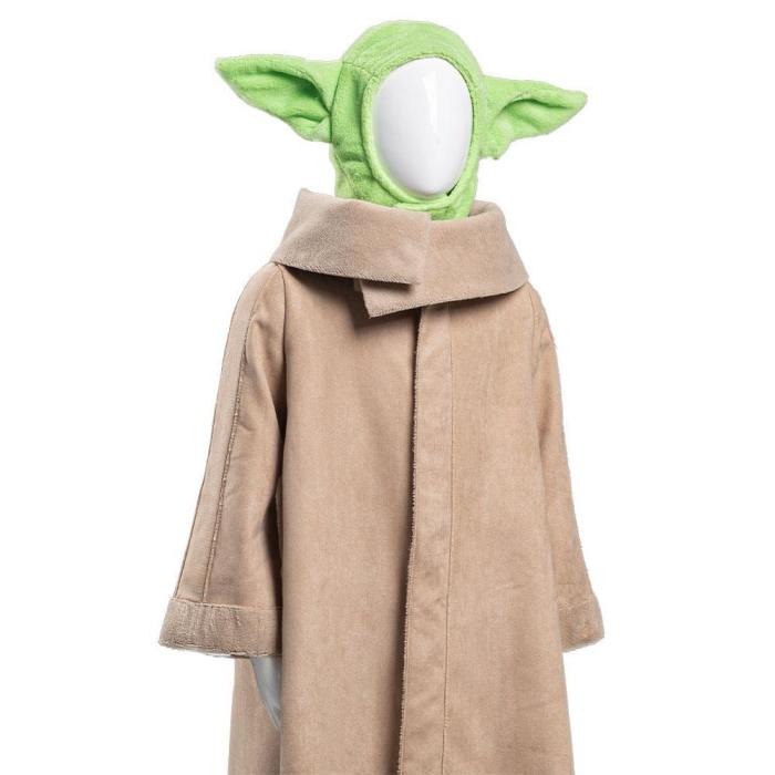 The Mandalorian Baby Yoda Robe Hat Outfits Halloween Carnival Suit Cosplay Costume The Mandalorian Baby Yoda Robe Hat Outfits Halloween Carnival Suit Cosplay Costume