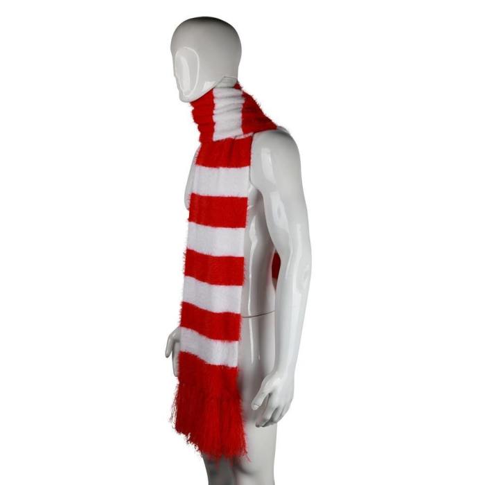 How The Grinch Stole Christmas Grinch  Scarf Red And White Striped Scarf Cosplay Scarf