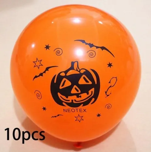Halloween Day Party Decoration Dancing Skeletons Batman Foil Latex Balloon