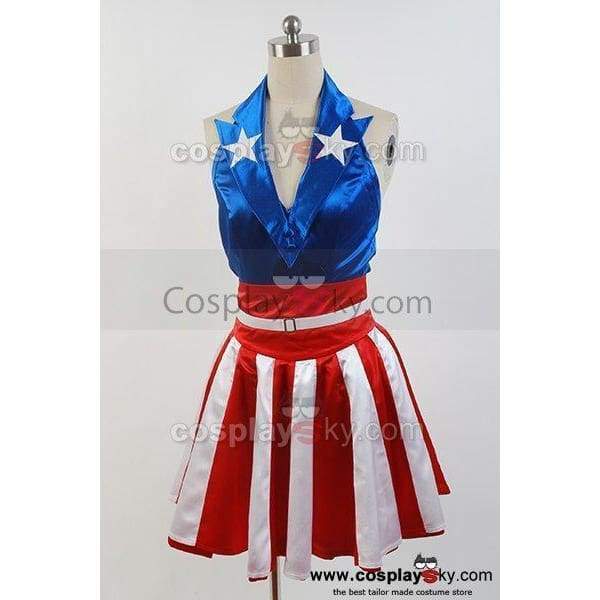 The Avengers Captain America Dress Costume Halloween Cosplay