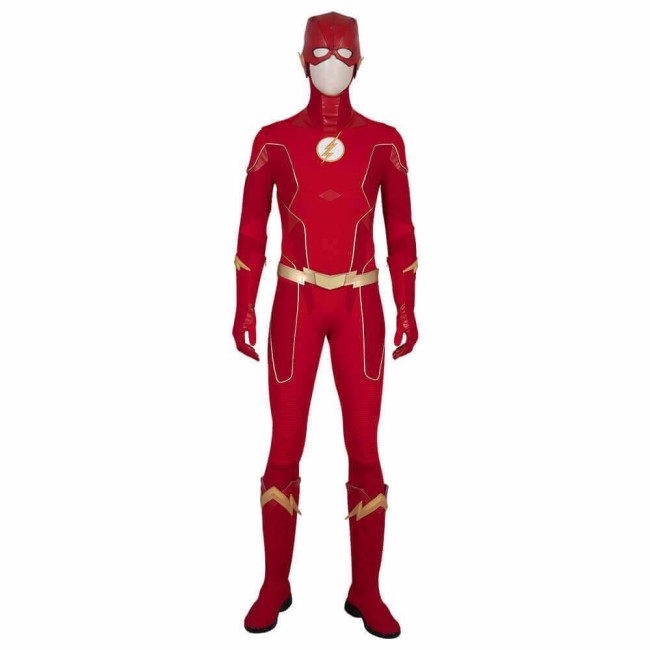 The Flash Season 6  Barry Allen Cosplay Costume Jumpsuit