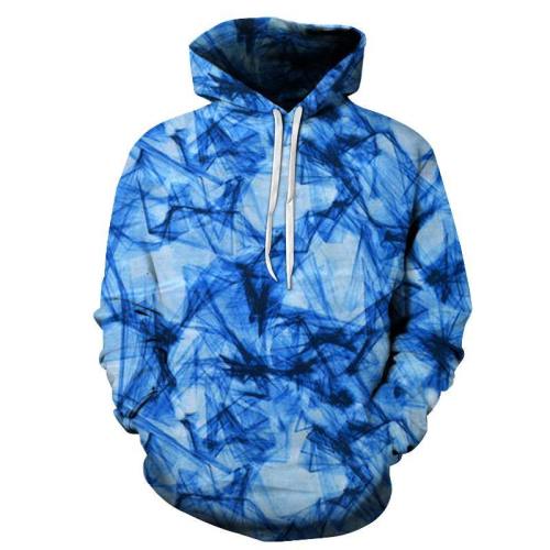Blue Thoughts 3D Sweatshirt Hoodie Pullover