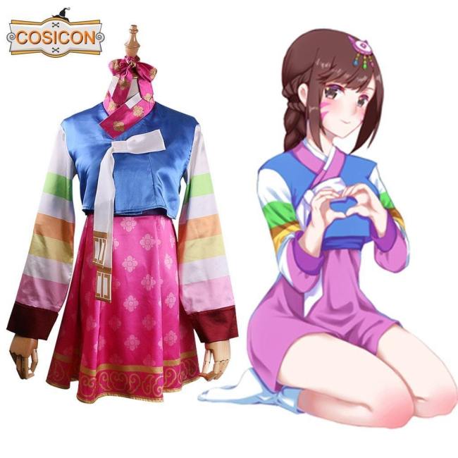 Overwatch Dva Hana Song Year Of Rooster Cosplay Kimono  Dress