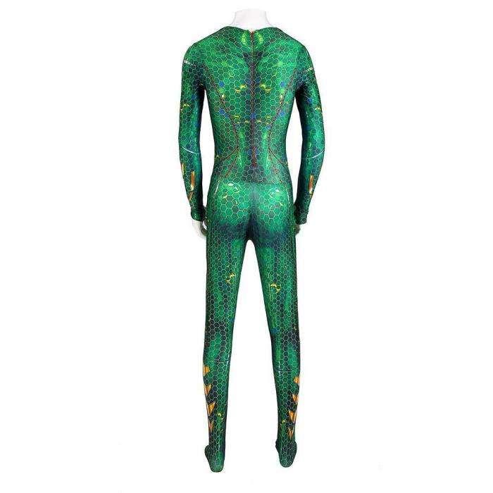 Aquaman Adult Mera Aqua Man Justice Alliance Jumpsuit Cosplay Costume