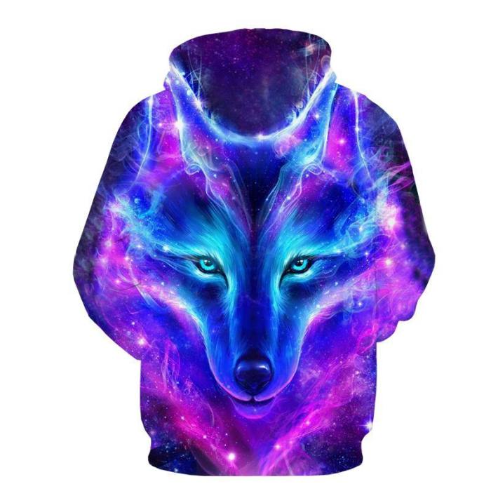 Galactic Wolf Sweatshirt/Hoodie