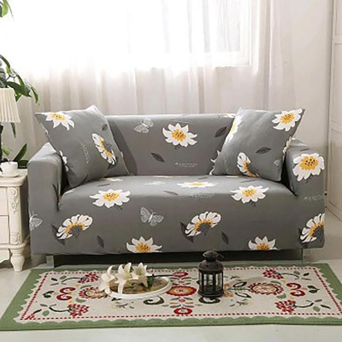 Soft Printed Color Couch Sofa Cover Removable Slipcover