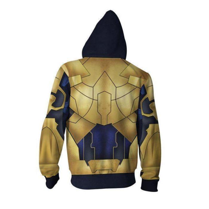 Avengers: Endgame Thanos Hoodie Cosplay Costume Sweatshirts Jacket Coat