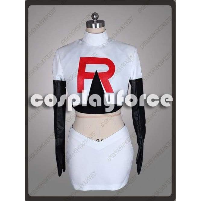 Pokemon Team Rocket Jessie Cosplay Costume