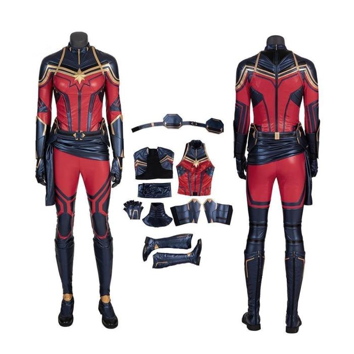 Captain Marvel Cosplay Halloween Costumes For Women Avengers 4 Carol Danvers Superhero Customize