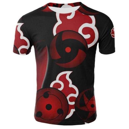 Naruto T-Shirt - Sharingan Anime T-Shirt Cps807