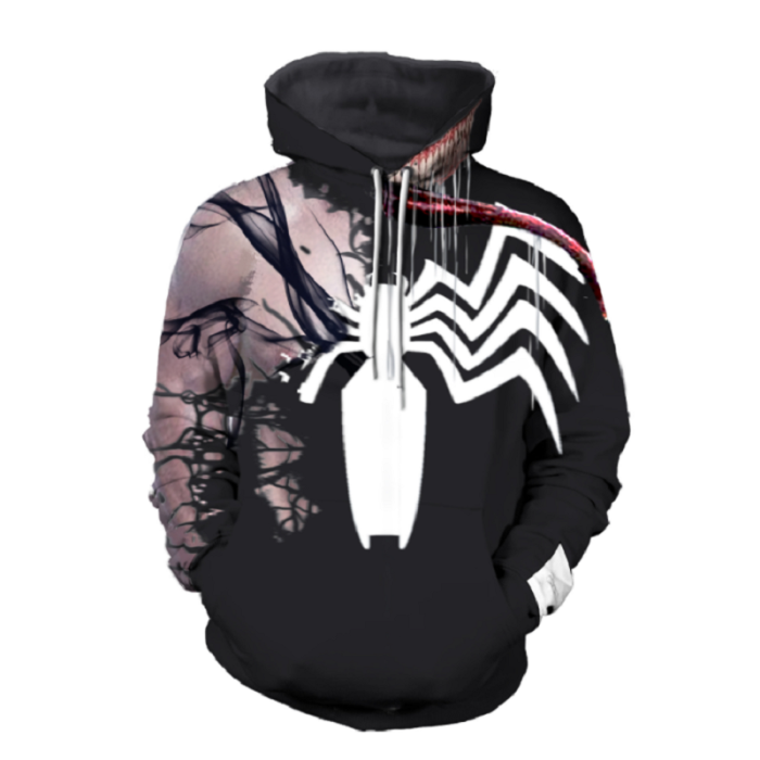 Spider-Man Hoodie - Venom Pullover Hoodie Csos168