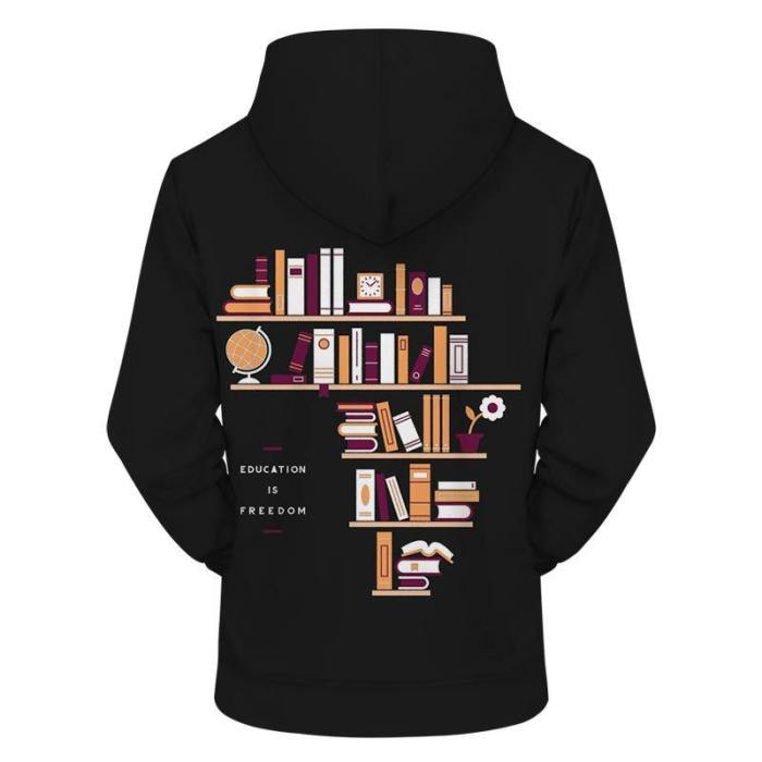 Education Is Freedom 3D - Sweatshirt, Hoodie, Pullover
