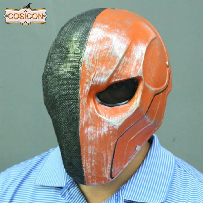 Deathstroke Slade Wilson Cosplay Helmet Full Face Mask Prop