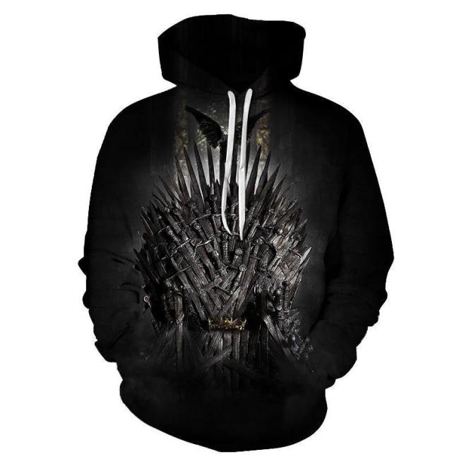 Got Inspired -The Iron Throne - 3D Hoodie Sweatshirt Pullover