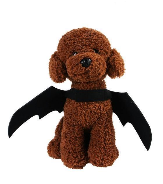 Halloween Pet Dog And Cat Costumes Bat Wings Vampire Black Cute Fancy Dress Up