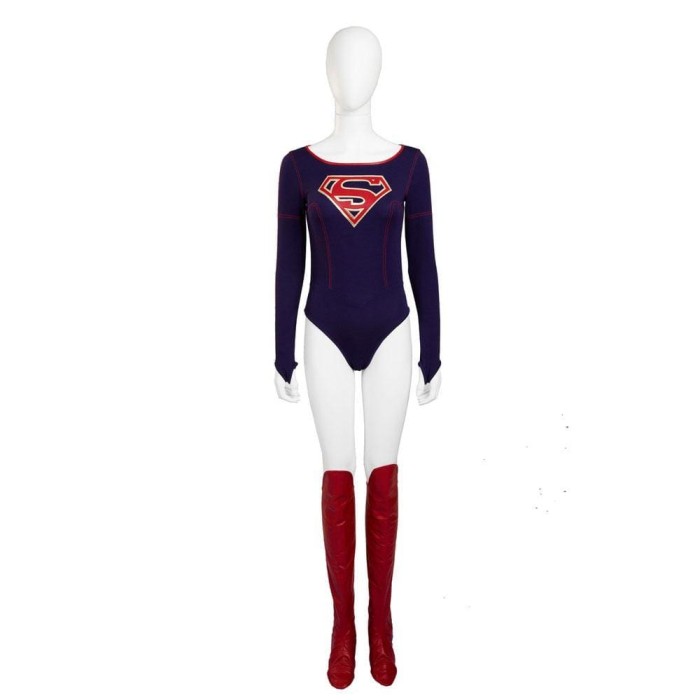 The Flash Supergirl Kara Zor El Costume Cloak Skirt Halloween Carnival Cosplay Costume