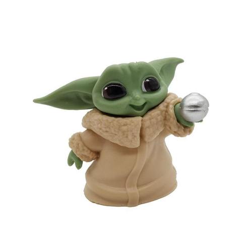 5Pcs/Set The Mandalorian Baby Yoda Grogu Figure Action Toys Kids Gifts