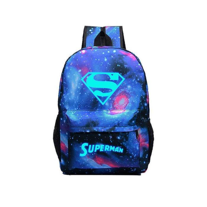 Dc Comic Super Hero Superman Luminous 17  Computer Backpack Csso115