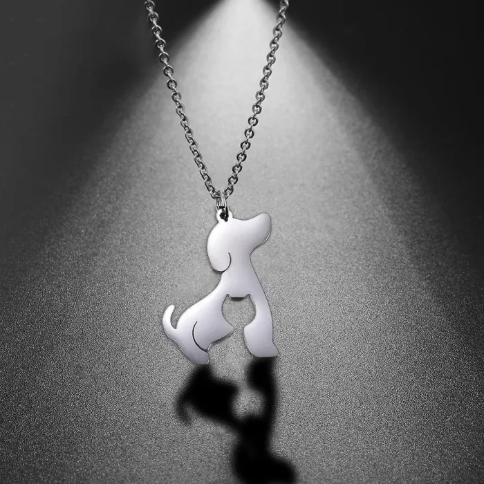 Stainless Steel Animal Charm Pendant Necklace