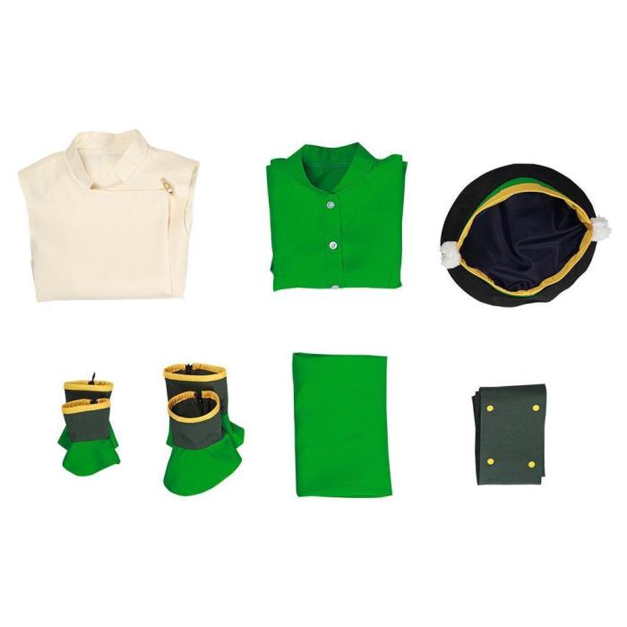 Avatar: The Last Airbender Toph Bengfang Kids Children Vest Pants Outfits Halloween Carnival Suit Cosplay Costume
