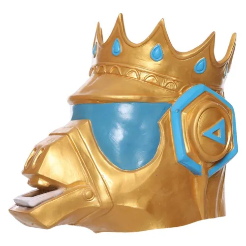 Fortnite Season 10 Dj Crown Horse Latex Helmet Cosplay Accessories