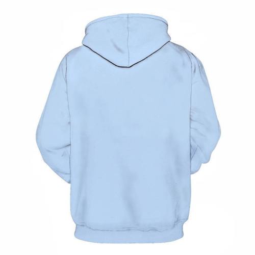 Powder Blue Color 3D - Sweatshirt, Hoodie, Pullover