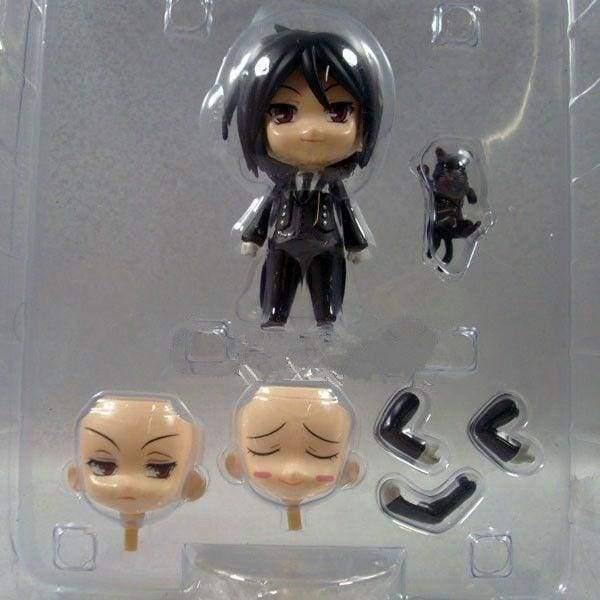 4 inch Kuroshitsuji Black Butler Sebastian Michaelis 10cm PVC Action Figure Collection Model Toys