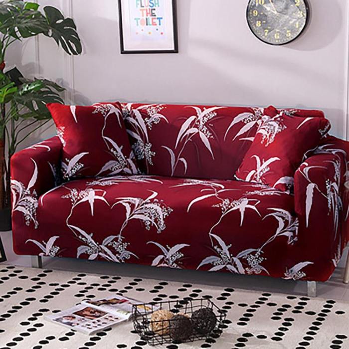 Soft Printed Color Couch Sofa Cover Removable Slipcover