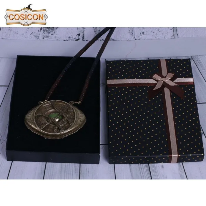 Doctor Strange Pendant Eye Of Agamotto Necklace Glow In The Dark