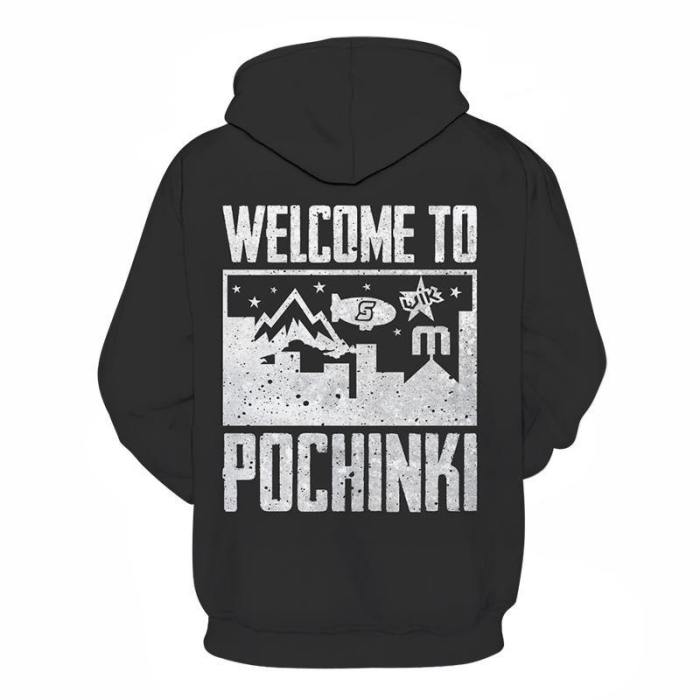 Welcome To Pochinki 3D - Sweatshirt, Hoodie, Pullover
