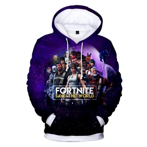 Fortnite Sweatshirt Save The World Pullover Hoodie