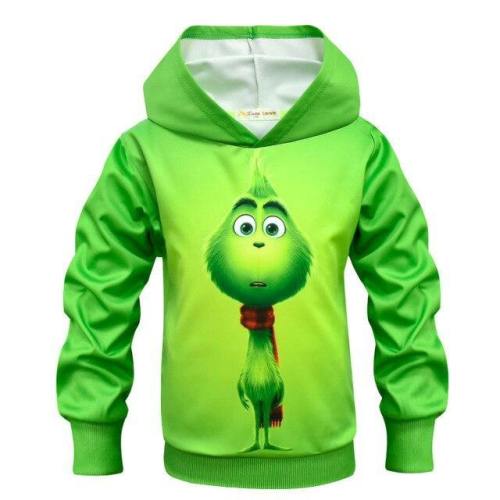 Green Monster Grinch The Grinch Children Christmas Cosplay 3D   Sweater Zipper Hoodie Anime Clothing Men And Women Clothing