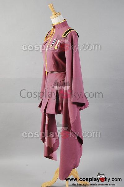 Vocaloid Senbon Sakuras Zakura Miku Cosplay Costume Uniform Dress