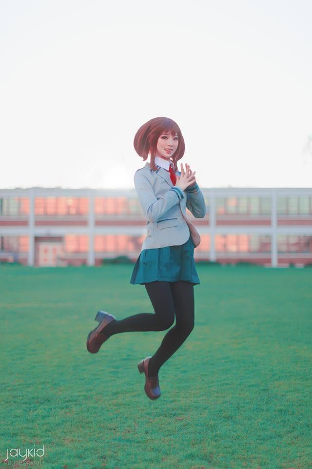 Boku No Hero Academia My Hero Academia Tsuyu Ochaco Uraraka School Uniform Cosplay Costume