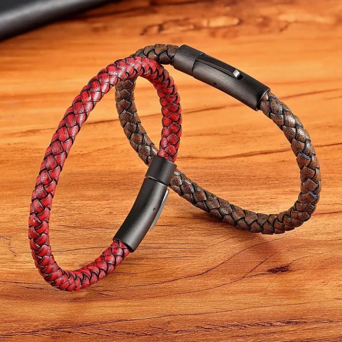 Classic Braided Leather Bracelet