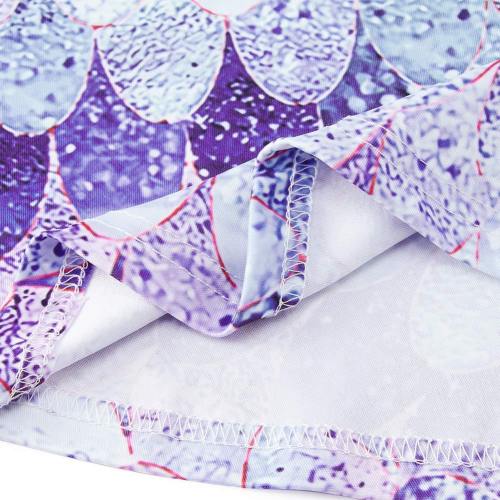 Little Girls Fish Scale Pattern Dress