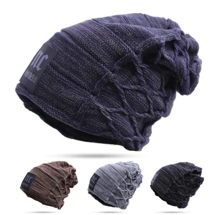 Hand Knitted Winter Slouch Beanie