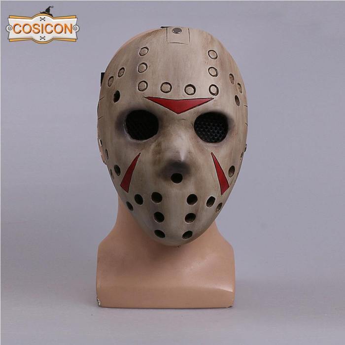Friday The 13Th Mask Jason Butcher Voorhees Mask Halloween Cosplay Helmet