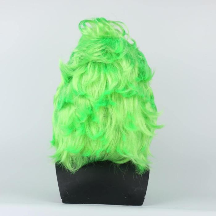 Grinch Mask  Green Latex Party Cosplay Mask With Further Halloween Props