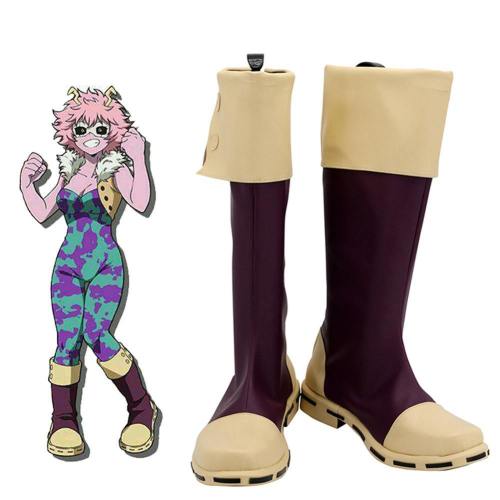 My Hero Academia Ashido Mina Boots Halloween Costumes Accessory Cosplay Shoes