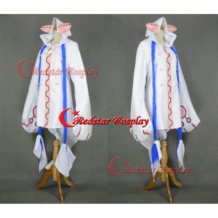 Blazblue Calamity Trigger Taokaka Cosplay Costume ( White Version)