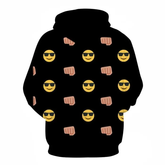 Cool Emojis 3D Sweatshirt Hoodie Pullover
