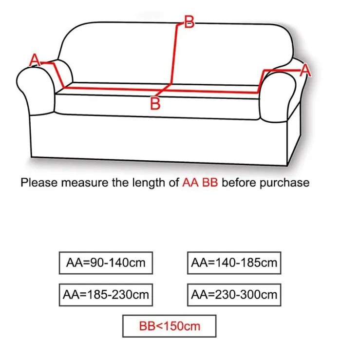 Thick And Soft Plush Fabric Sofa Cover