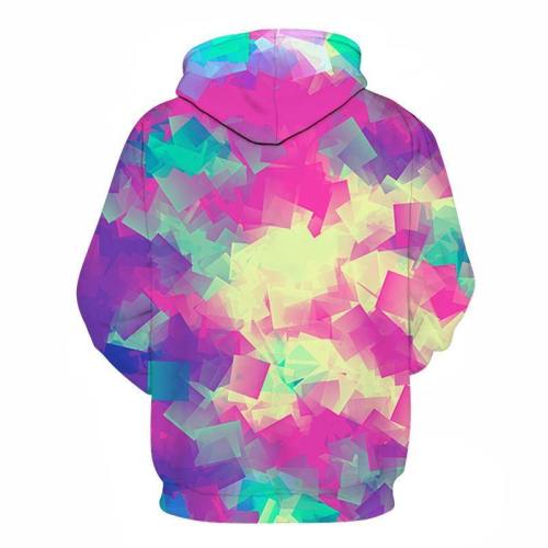 Geometric Squares 3D - Sweatshirt, Hoodie, Pullover
