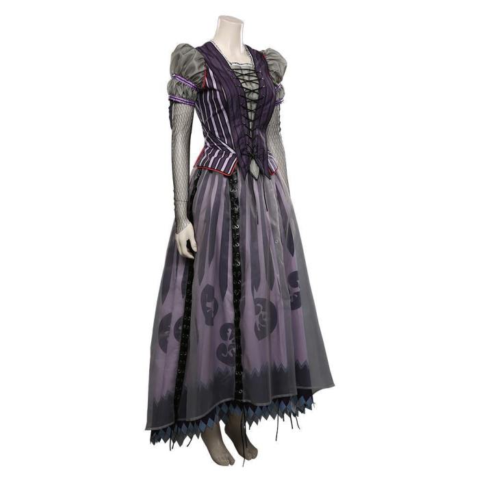 Lemony Snicket‘S A Series Of Unfortunate Events Violet Baudelaire Dress Outfits Halloween Carnival Suit Cosplay Costume