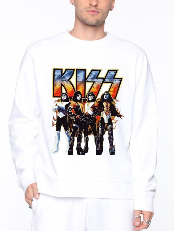 Couple Kiss Rock Band Cool Sweatshirt