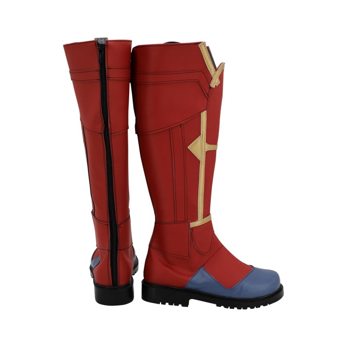 Ms. Marvel Poster Version Cosplay Shoes